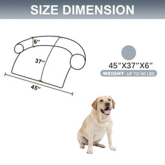 Tinaco colchoneta para mascotas con forro impermeable y base antideslizante.