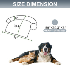Funda lavable Tinaco para mascotas, protege muebles y facilita limpieza.