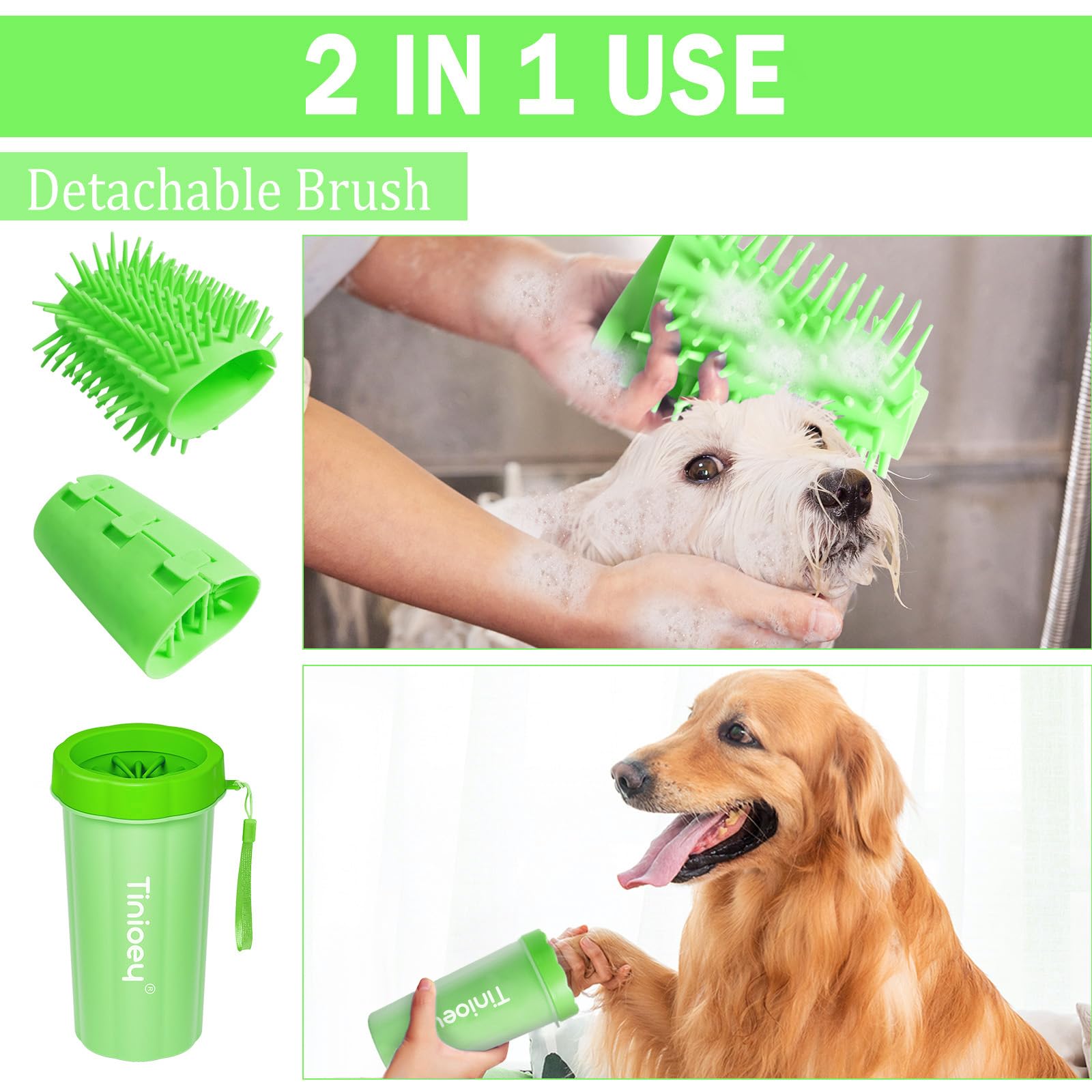 Regalo ideal para amantes de perros, Tinioey facilita la limpieza.
