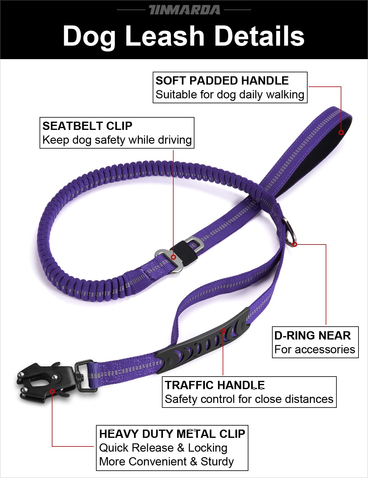 Tinmarda correa ergonómica ideal para caminatas diarias