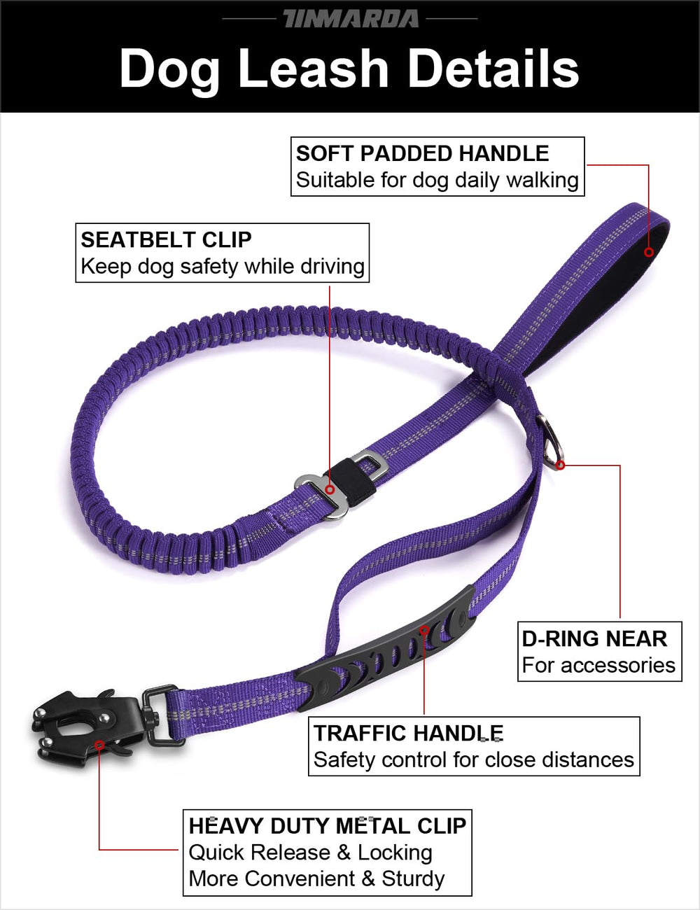 Tinmarda correa ergonómica ideal para caminatas diarias