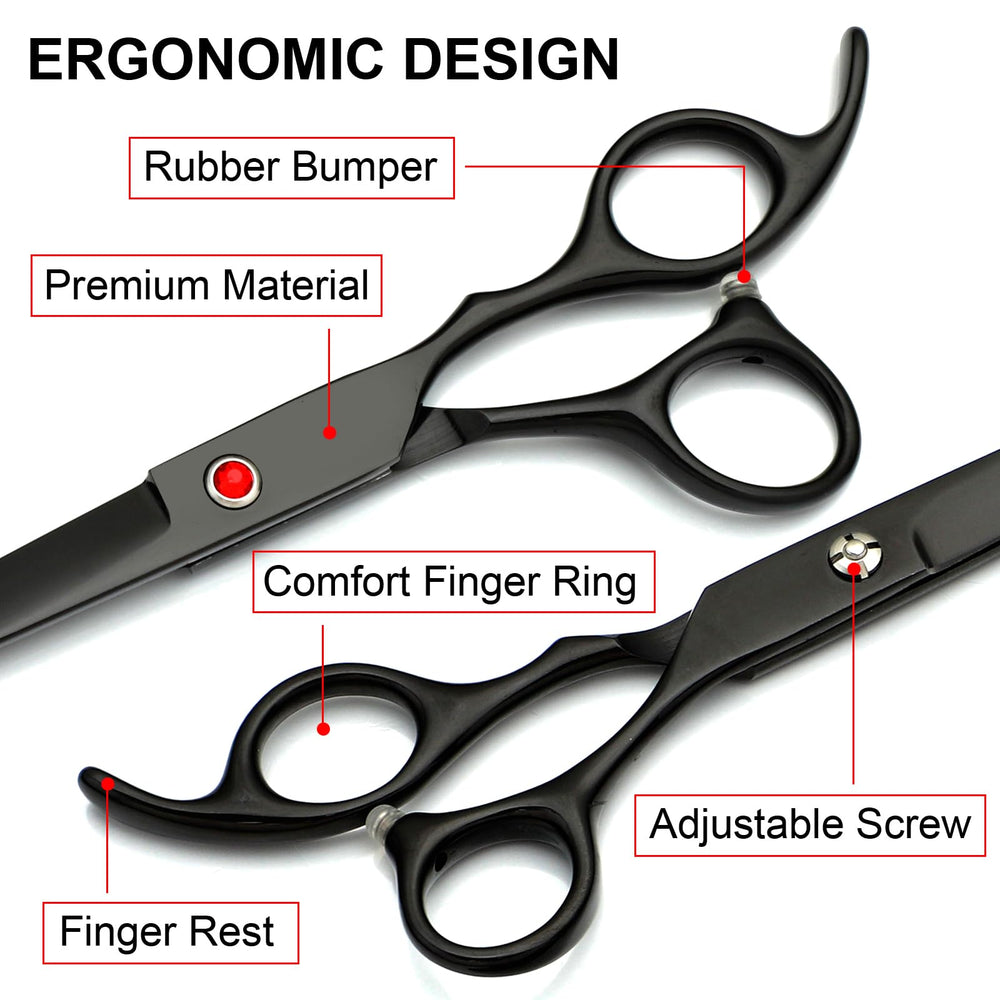 TINMARDA estuche de cuero negro para almacenamiento seguro.