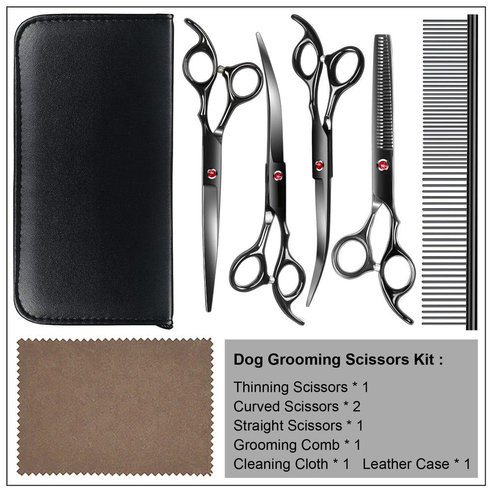 TINMARDA kit profesional de peluquería canina 6 en 1.