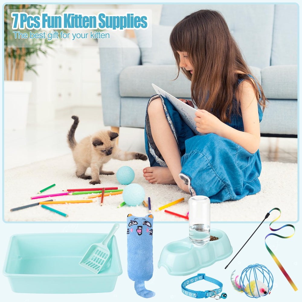 Tioncy collar ajustable con campana para gatitos, seguridad y localización.