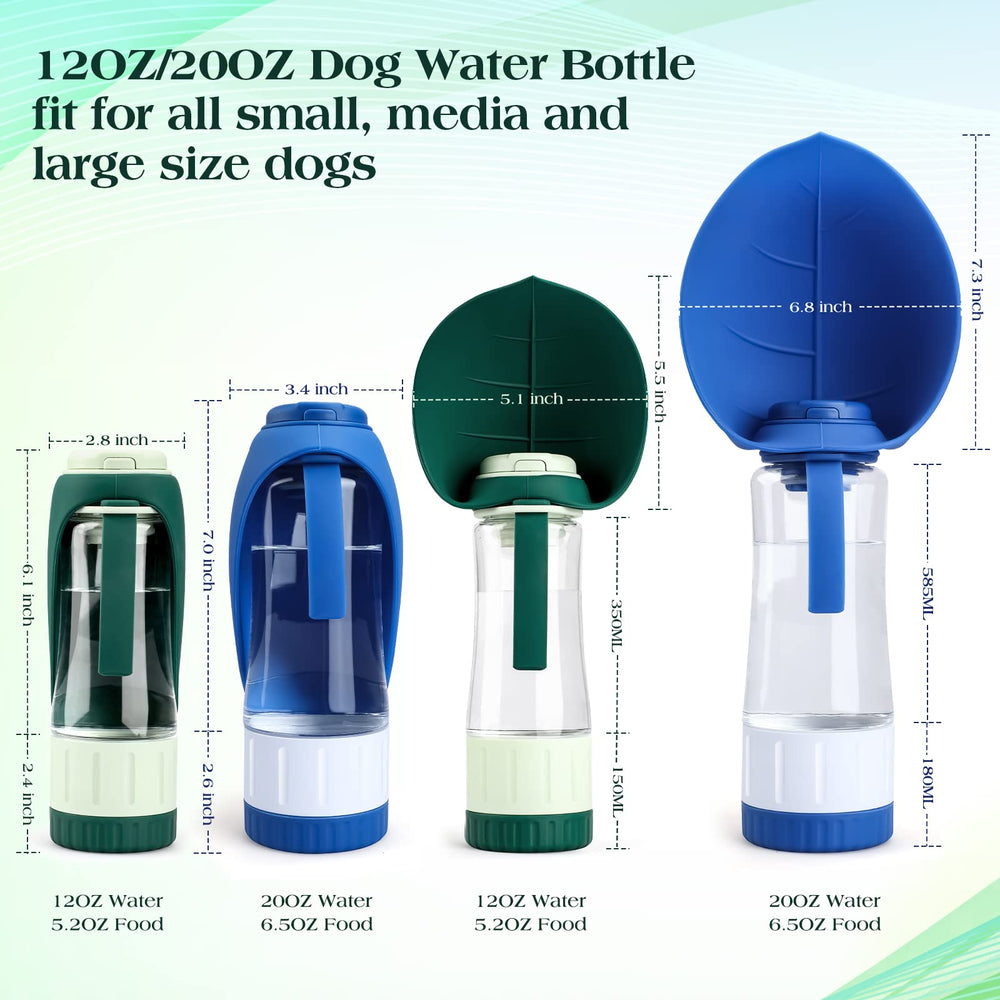 TIOVERY almacenamiento-alimentos-perro-4oz para comida y agua en ruta.