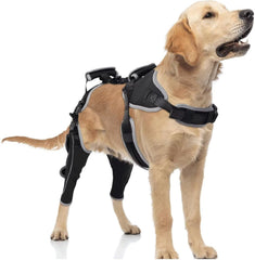 TIPOOP protector de rodilla para perro con diseño integrado pecho y dorso.