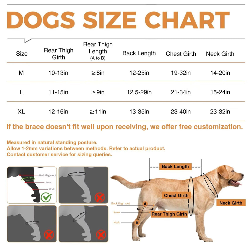 TIPOOP protector de rodilla para perro tamaño grande L.