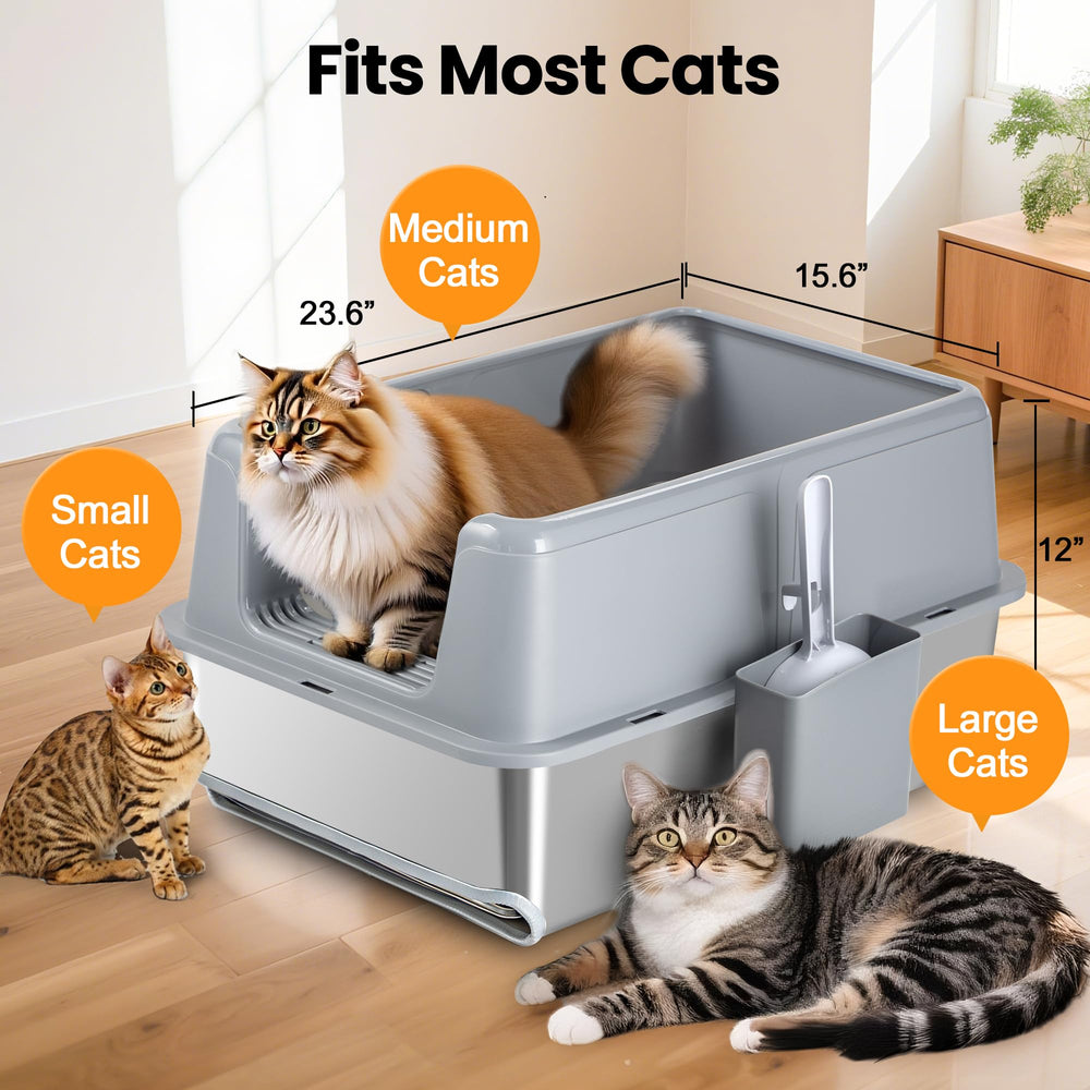TIUUBT interior espacioso, ideal para hogares con varios felinos.