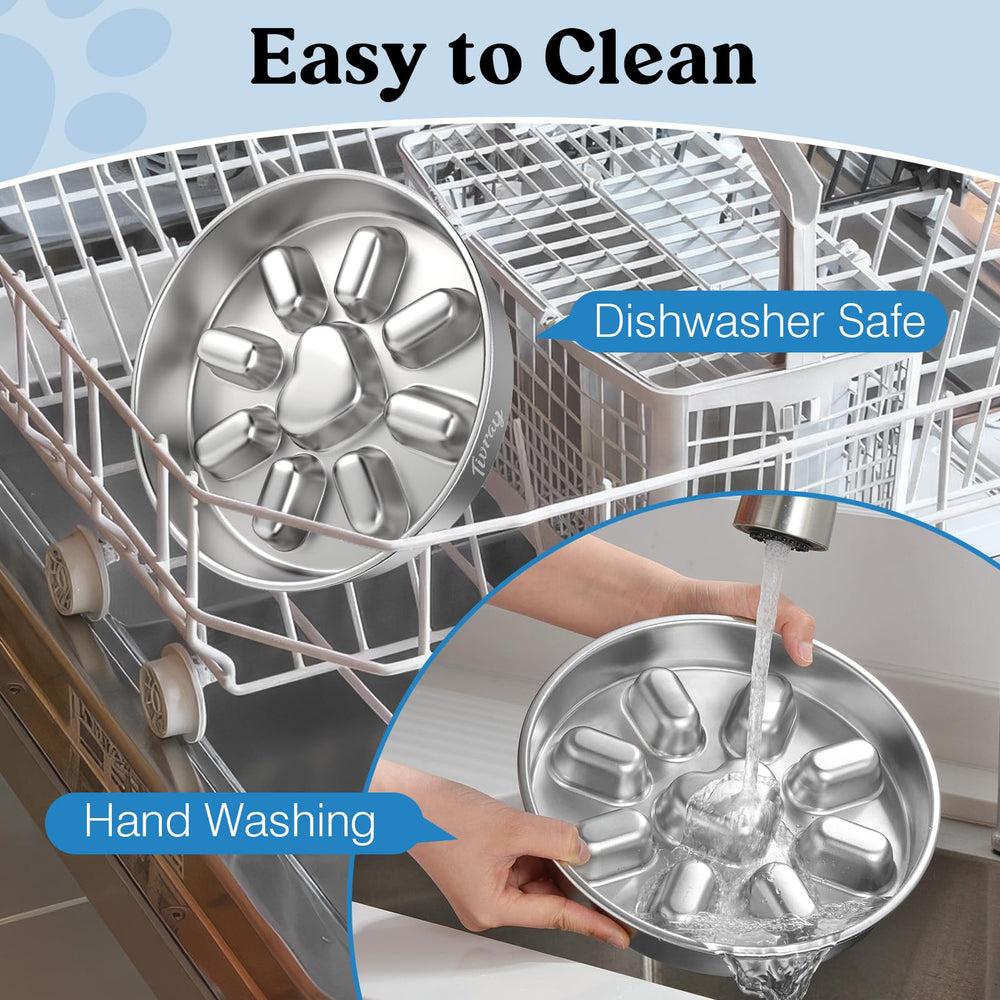 Tivray gran capacidad para comida seca o húmeda, ideal para razas medianas.