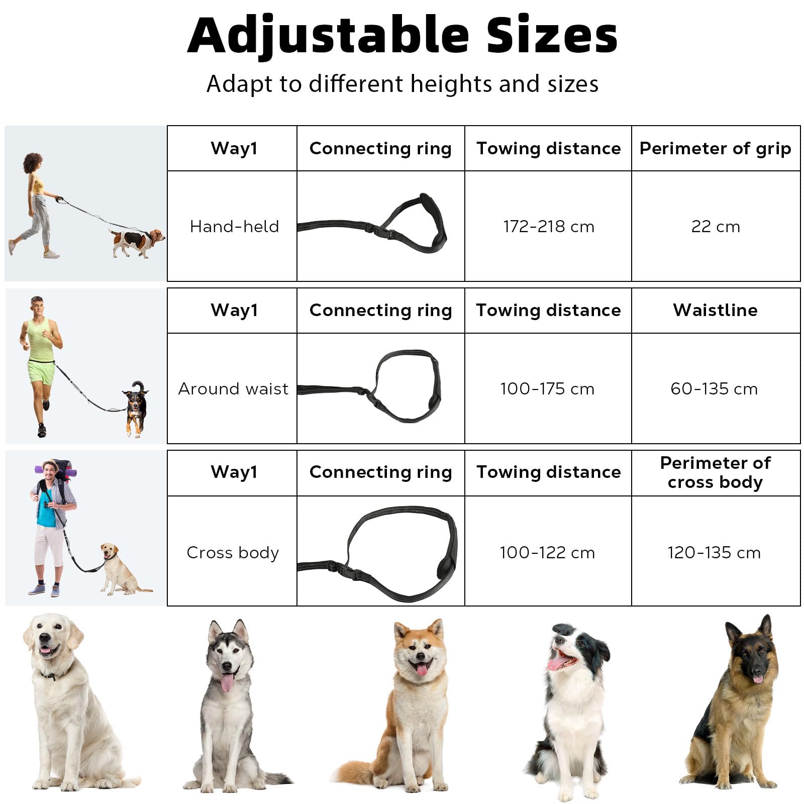 Tivray cinturon ajustable para dos perros permite libertad de movimiento sin usar las manos