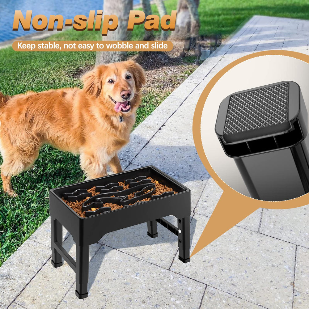 Tivray comedero elevado, adecuado para hogares con varias mascotas.