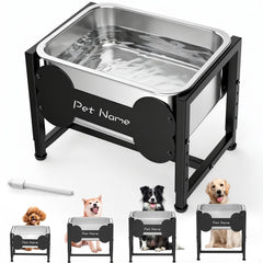 Tivray tazón de agua alzado para perros grandes facilita beber sin esfuerzo