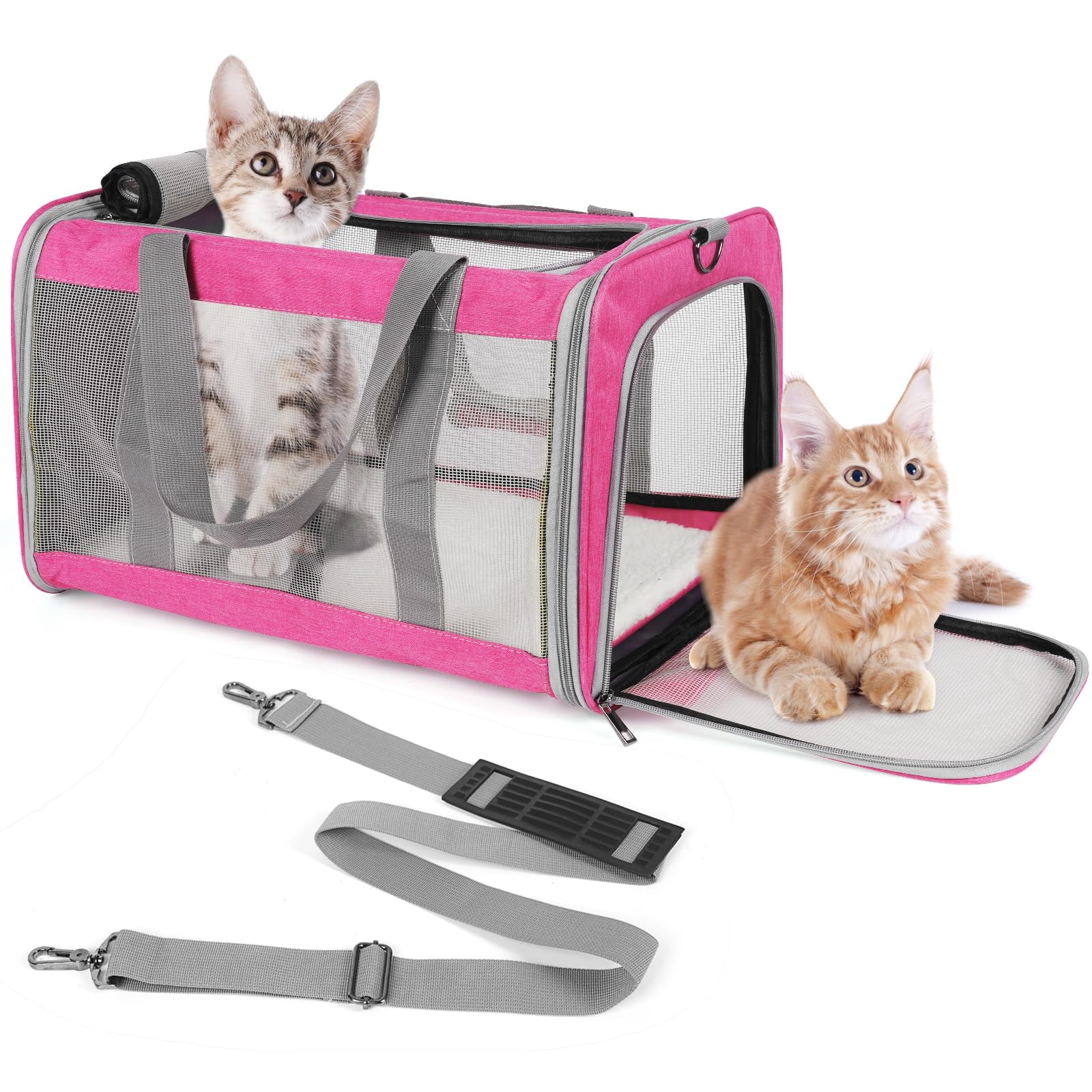 Porta-gato TIYOLAT con ventilación superior para paseos tranquilos