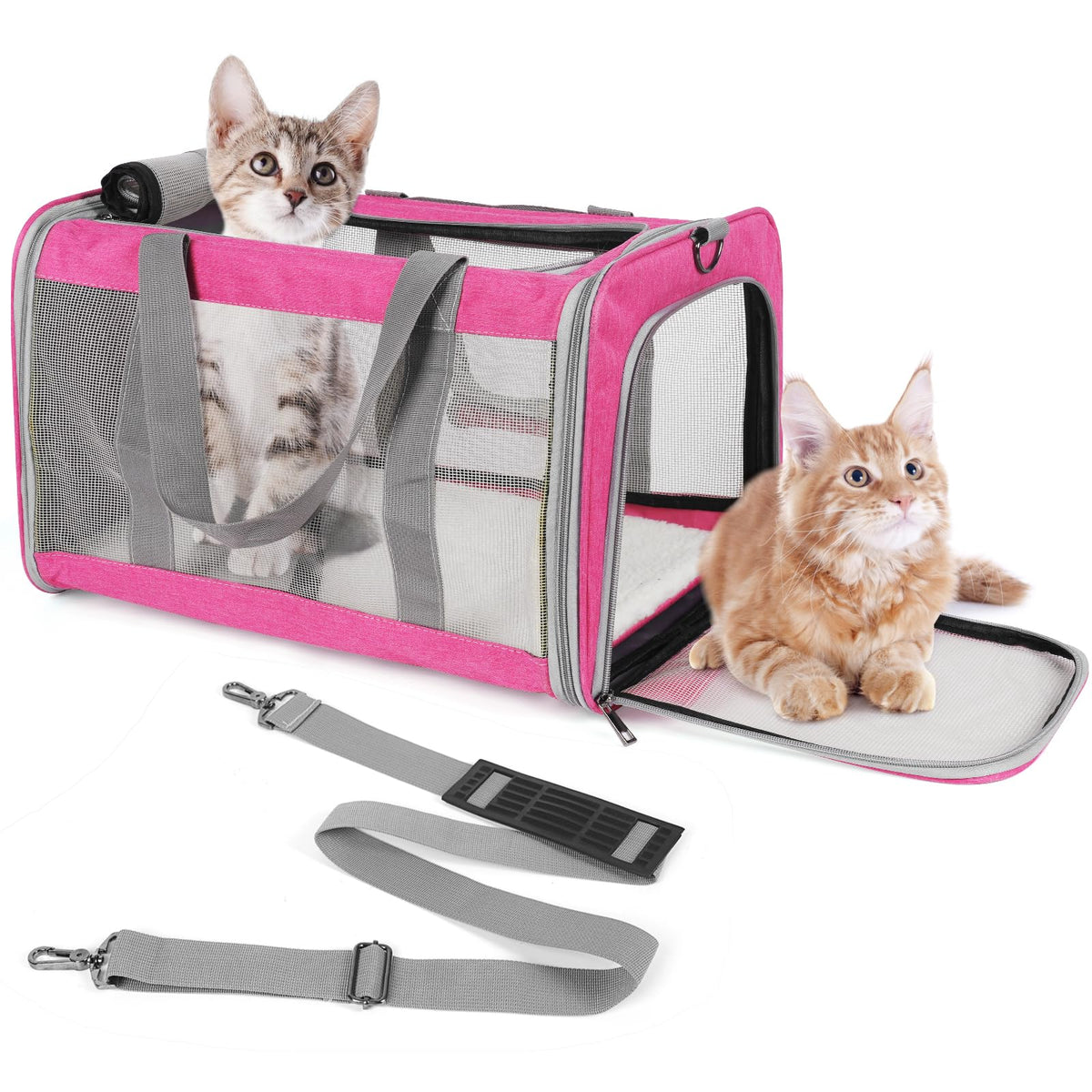 Porta-gato TIYOLAT con ventilación superior para paseos tranquilos