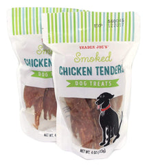TJS tiras de pollo ahumado para perros, snack para premiar o entrenar.