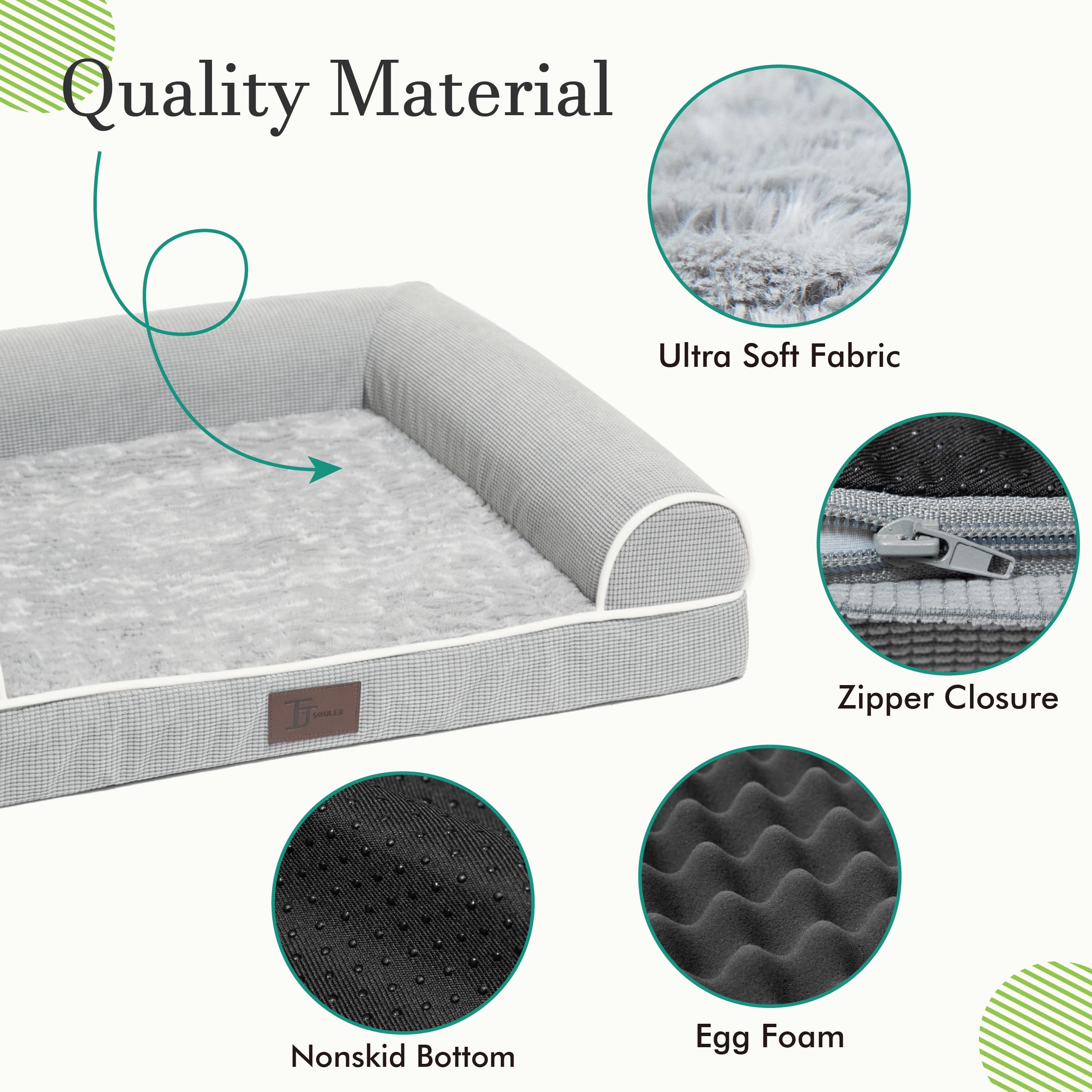 Base antideslizante de la cama TJSOULER para evitar deslizamientos.