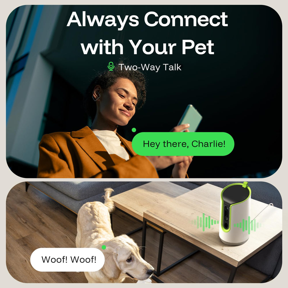 Voz bidireccional de TKENPRO para calmar a tu mascota desde casa.