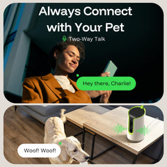 Voz bidireccional de TKENPRO para calmar a tu mascota desde casa.