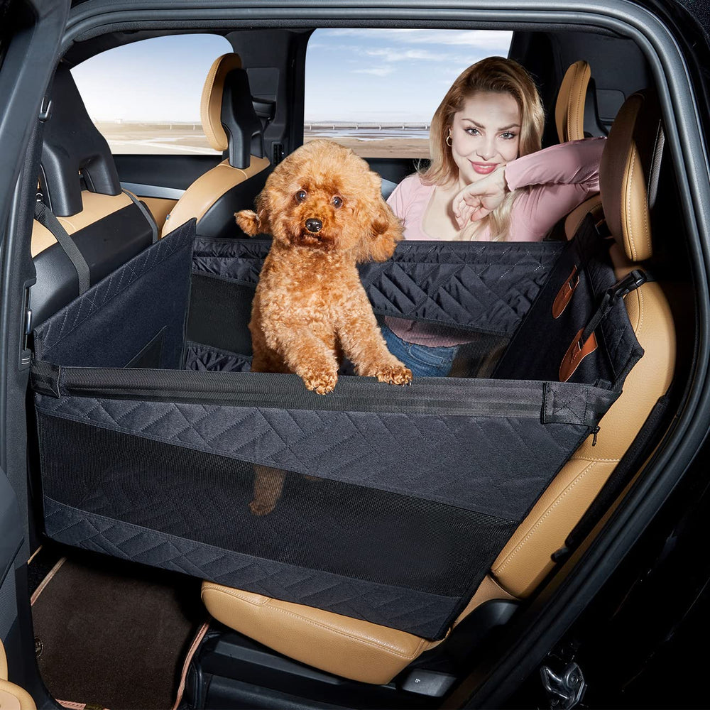 TKYZ asiento para perro en coche extensor ofrece más espacio para descansar