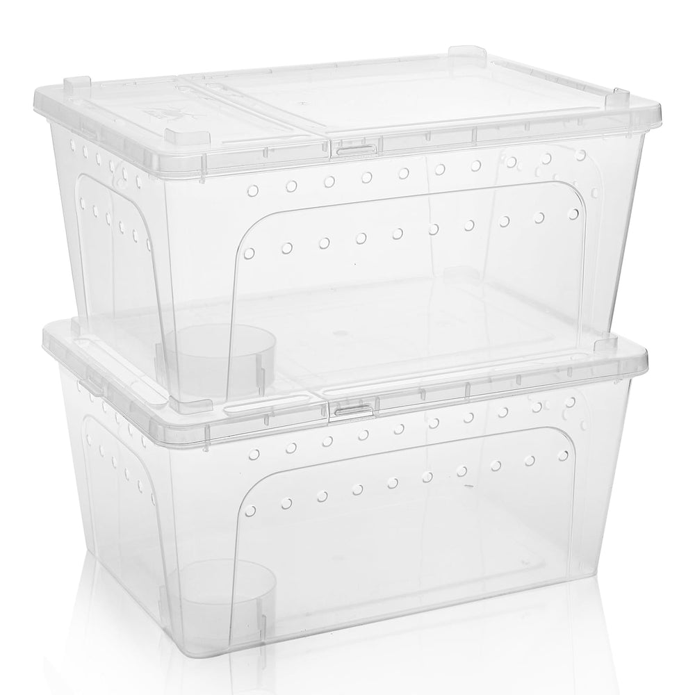 Tlence cajas-alimentacion-reptiles-compactas para transporte y guardado cómodo