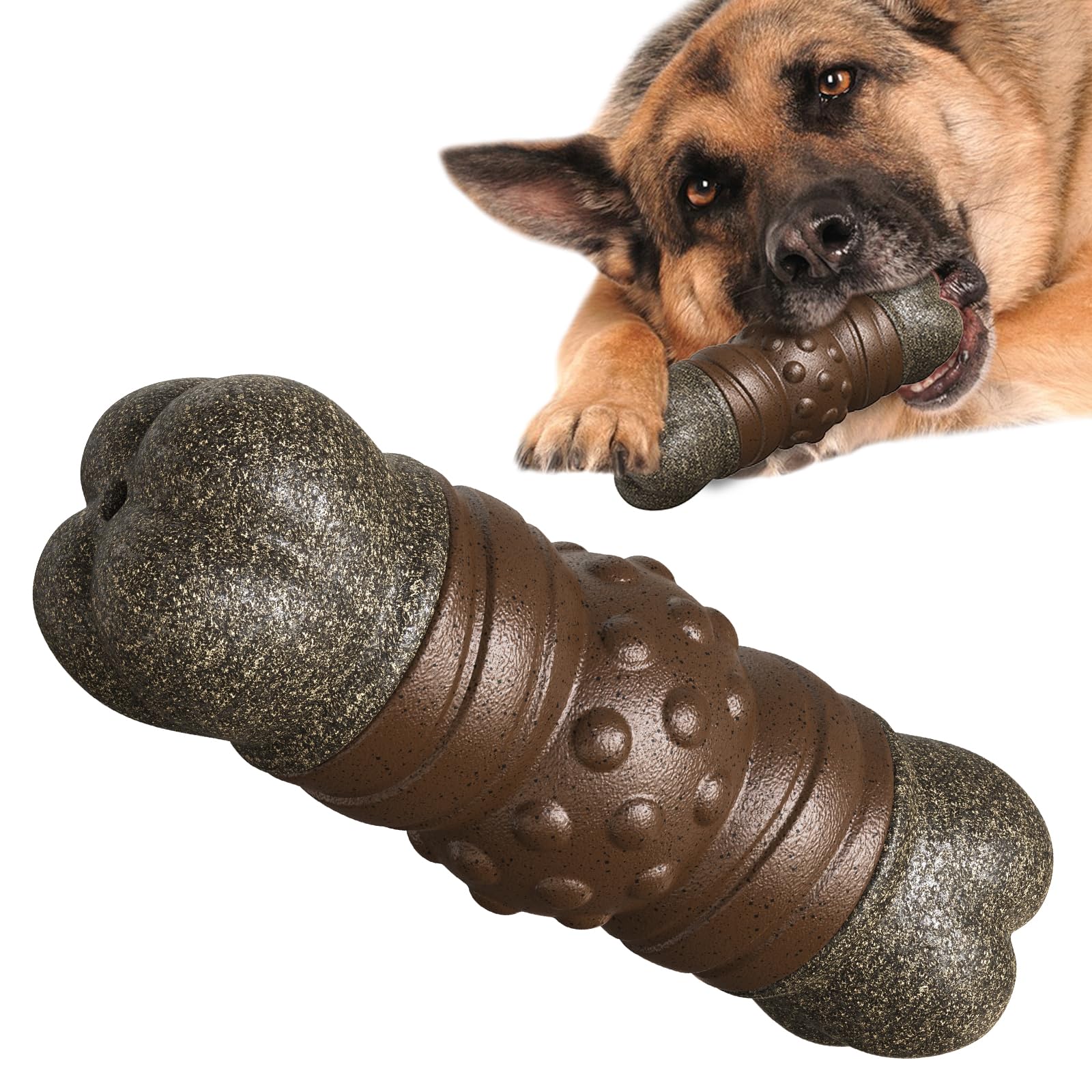 tlkng juguete mordida indestructible para perros grandes, ideal para energía y mordida segura.