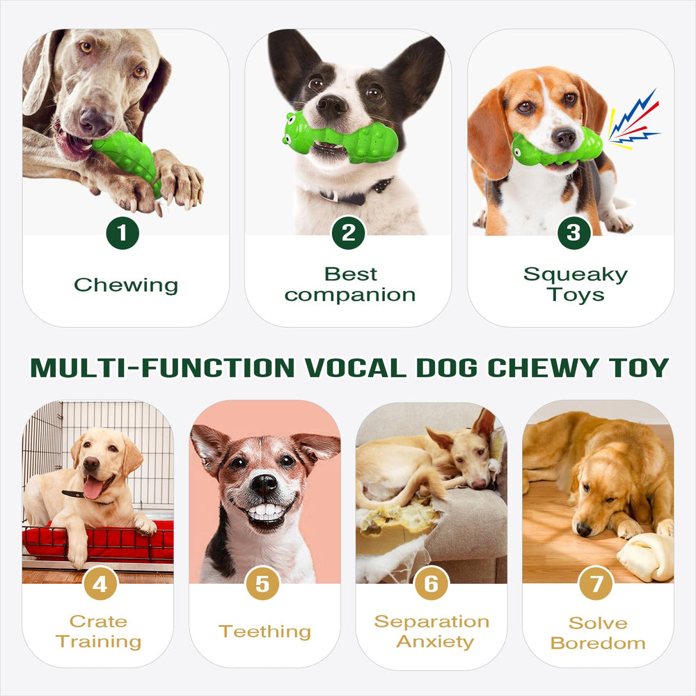 TLKNG juguete para perro grande de una pieza, diseño duradero.