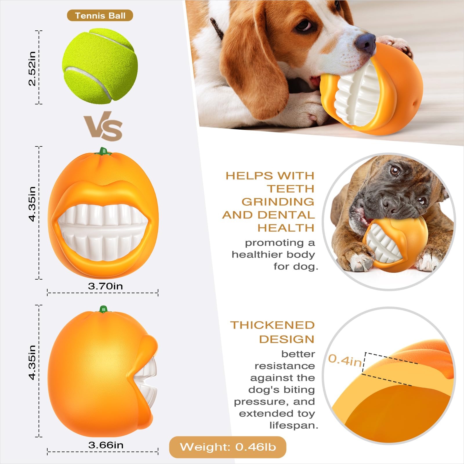 TLKNG Pelota naranja para búsqueda, favorece la actividad al aire libre.