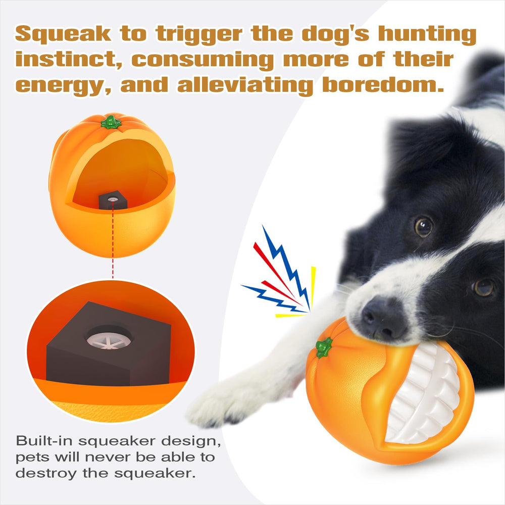 TLKNG Pelota naranja con textura ondulada, ideal para morder y mantener el interés.