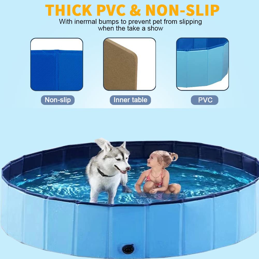 TMbsfatn retención de agua eficiente, baño cómodo para mascotas.