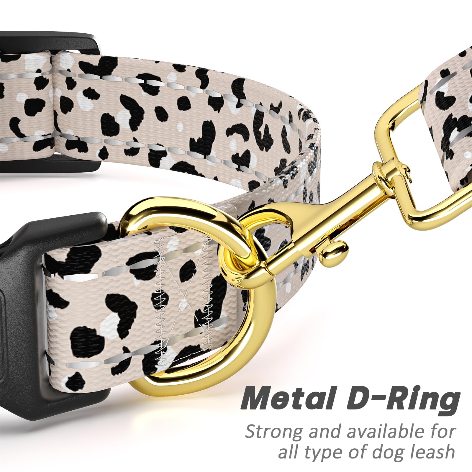 Diseño leopardo de TMOODEL para collar, estilo moderno y elegante.