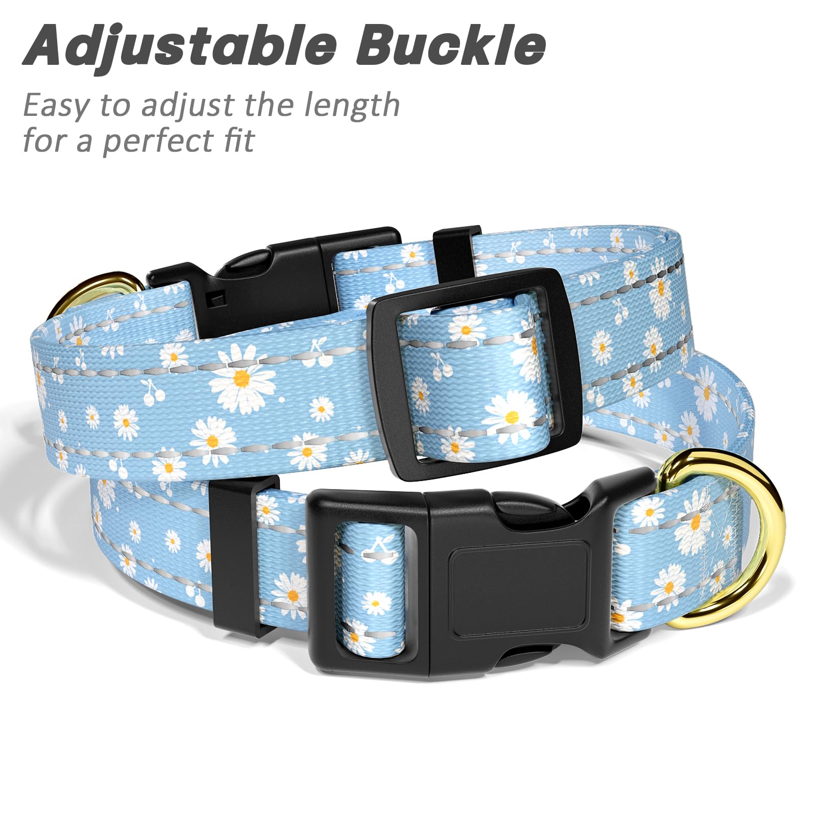 TMOODEL collar grande para uso nocturno, alta visibilidad en la oscuridad.