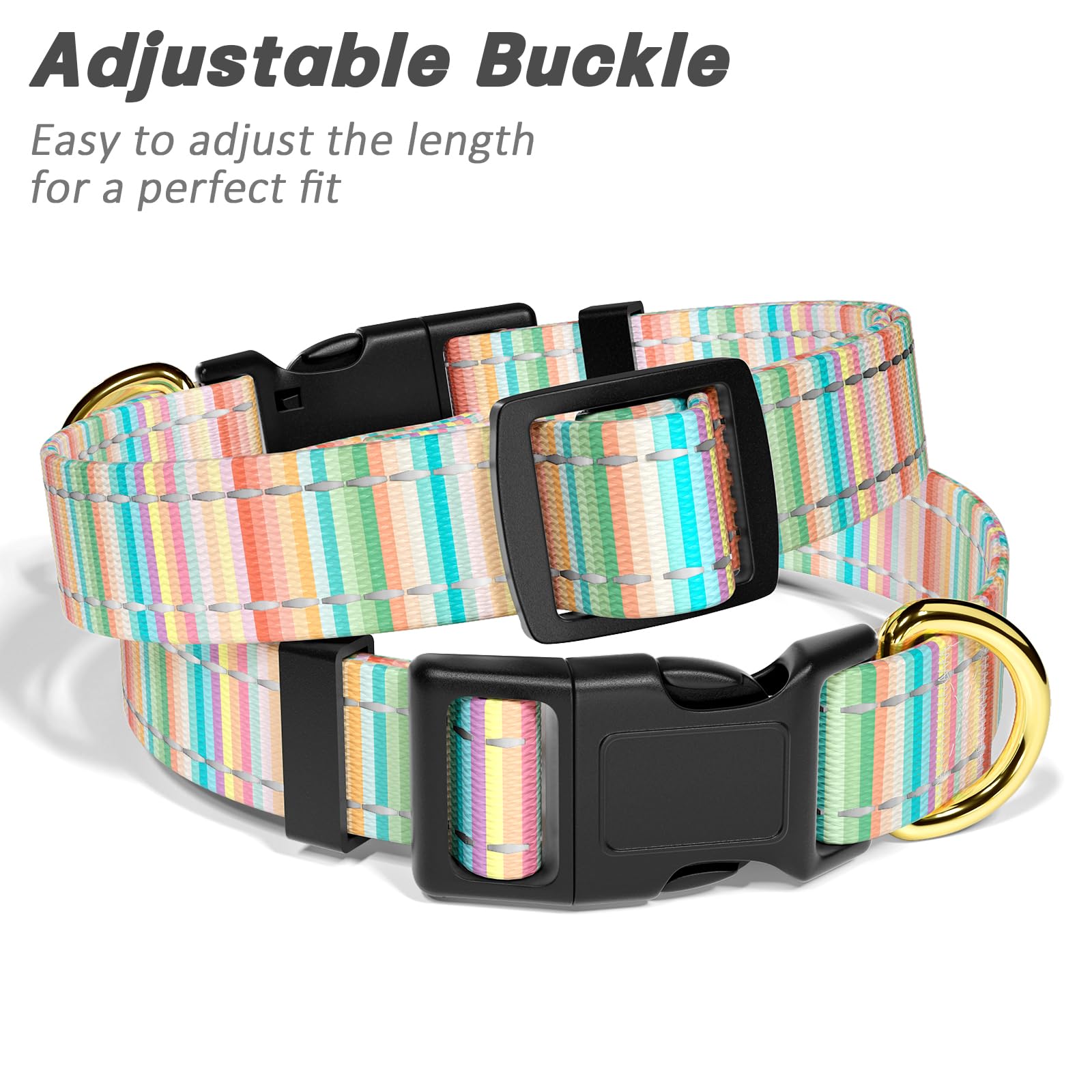 Collar TMOODEL de talla ajustada, ideal para perros grandes.