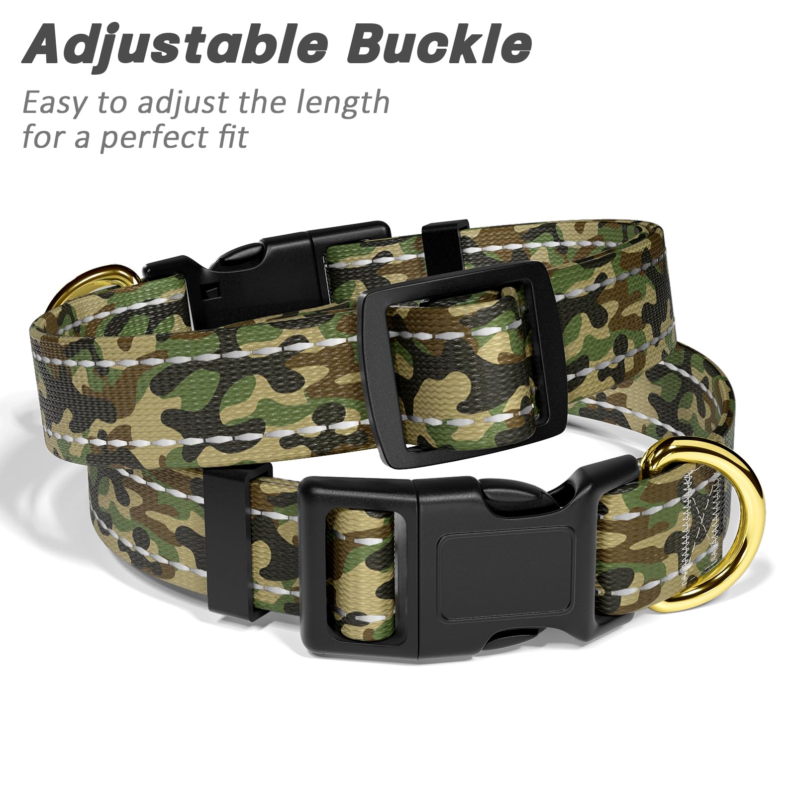 Diseño camuflaje suave de TMOODEL para perros grandes.