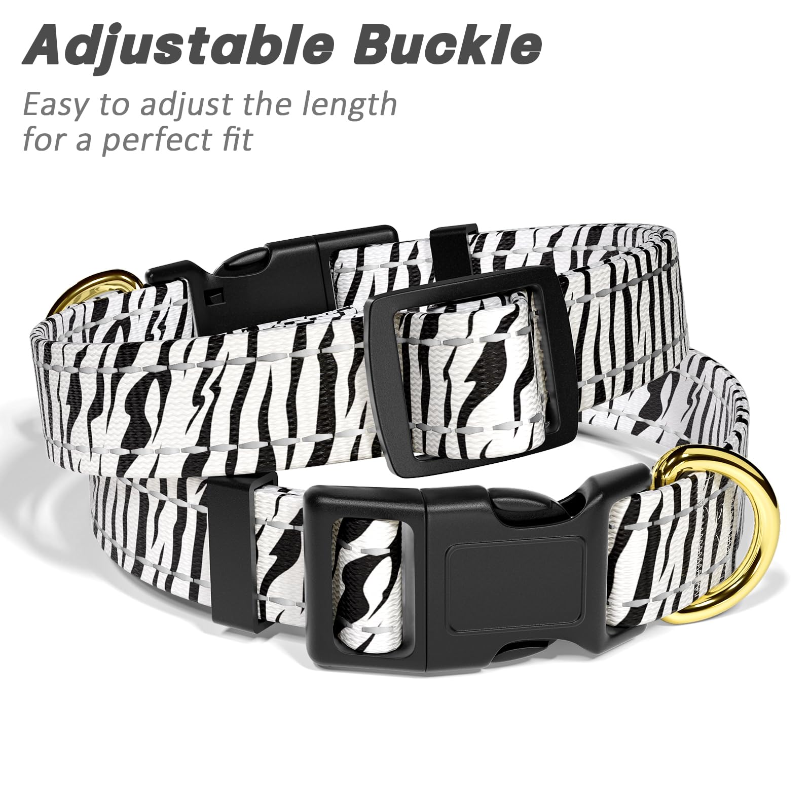 TMOODEL nylon resistente, collar duradero para paseos