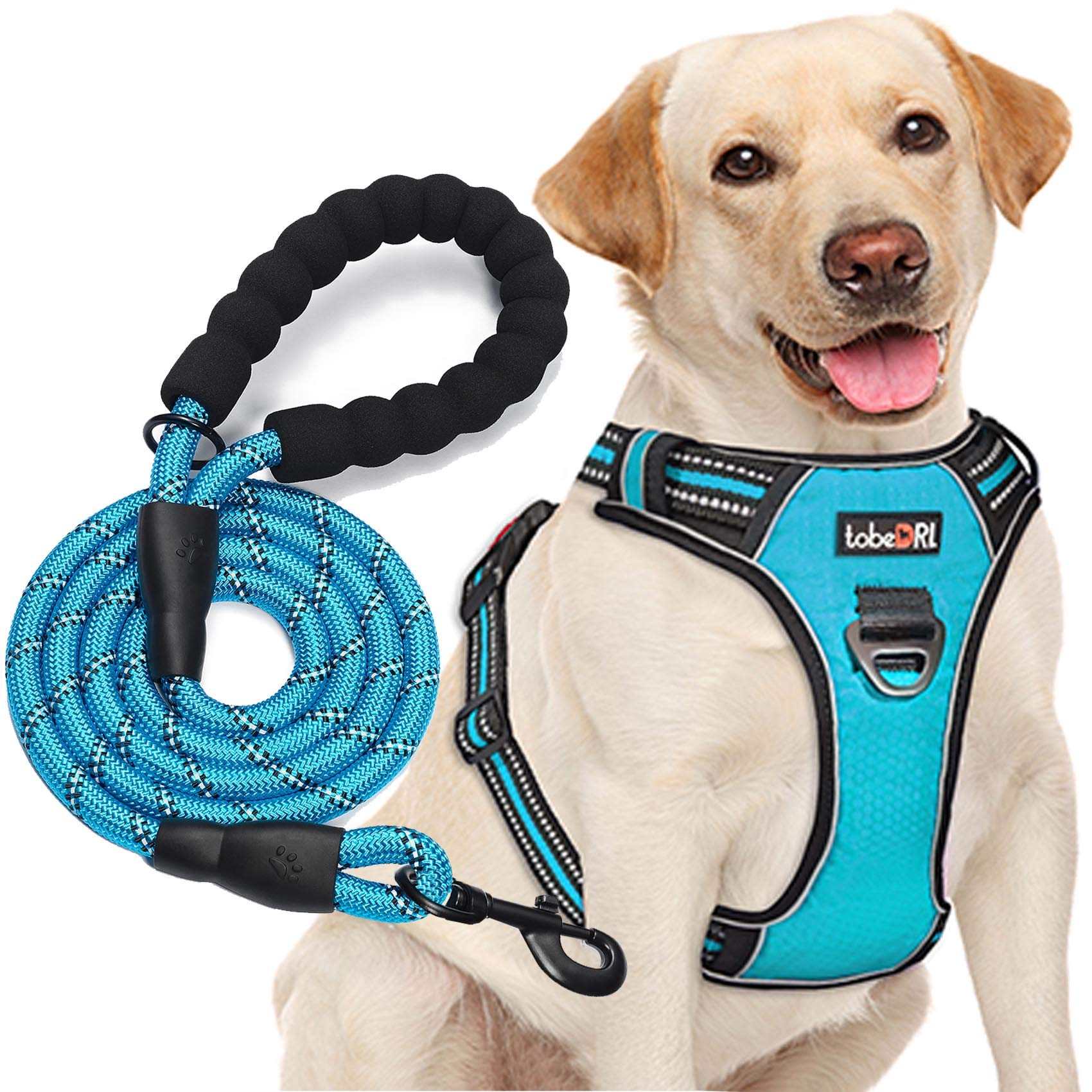 tobeDRI arnés-perro-no-tira-frente: clip frontal para control en paseos.