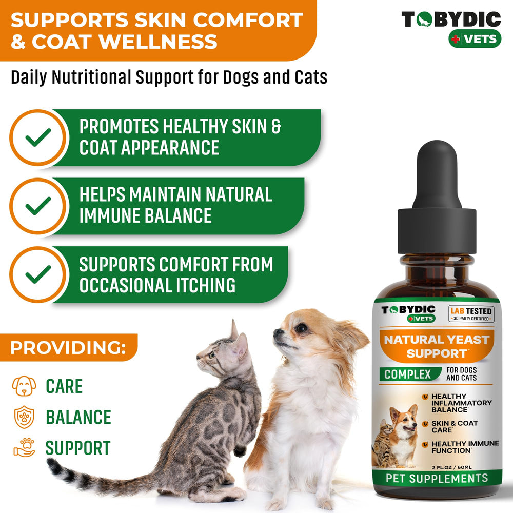 TOBYDIC Drops, aplicación de gotas para orejas de mascotas.