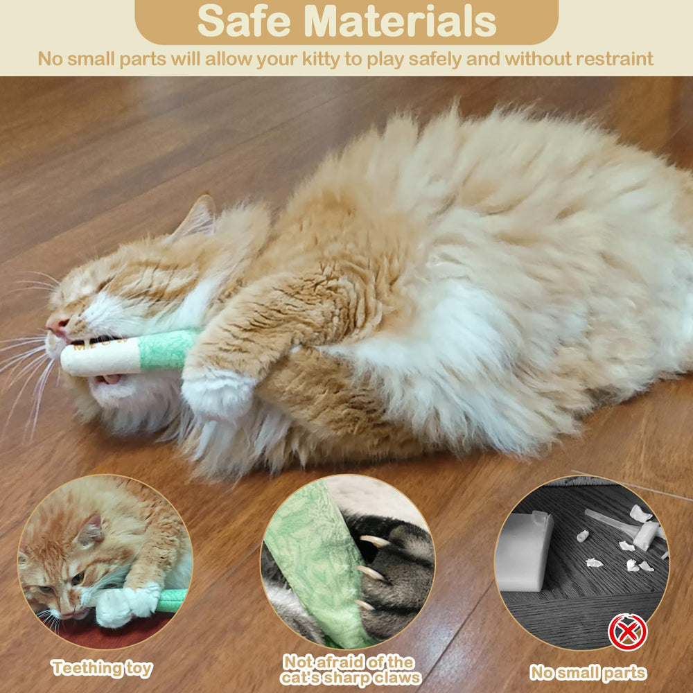 Tocirelo juguetes catnip tacto suave, seguro para cachorros y gatitos