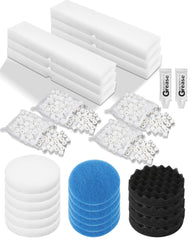 Tofcbye kit Fluval biomax, bolsas para filtración eficiente en acuarios.