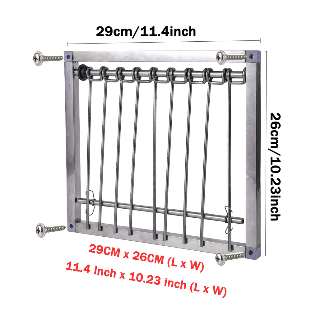 TOHONGADON barras de metal inoxidable para jaula, duraderas y seguras