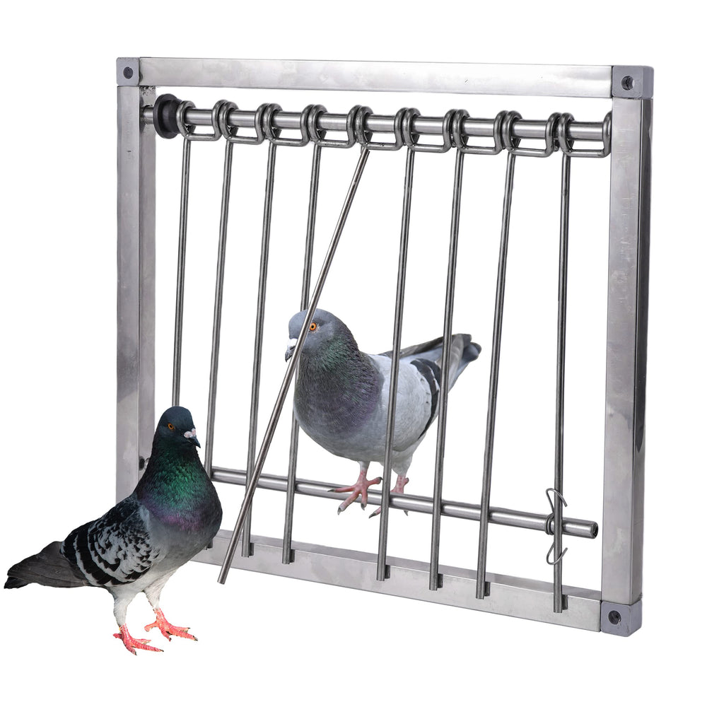 TOHONGADON trampa para pájaros, puerta una vía para evitar escapes y captura fácil