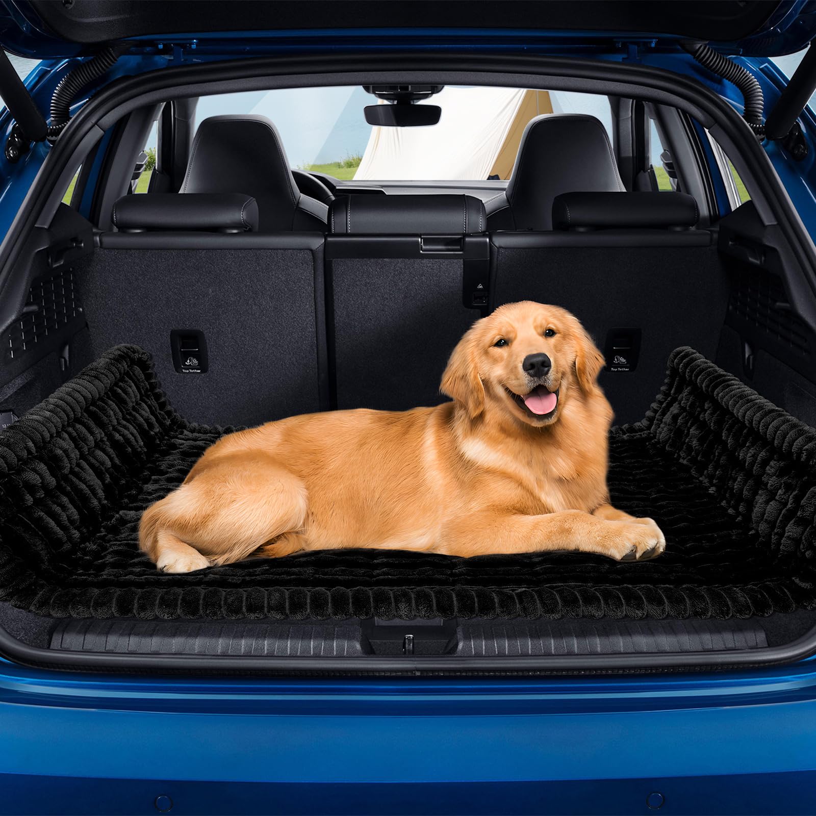 tokameiu uso multi funda perro asiento, sirve también como cama y protección de sofá.