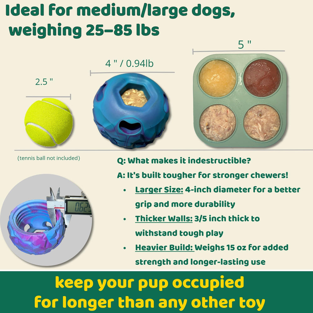Tokwidget dispensador de golosinas para perros, fomenta juego interactivo