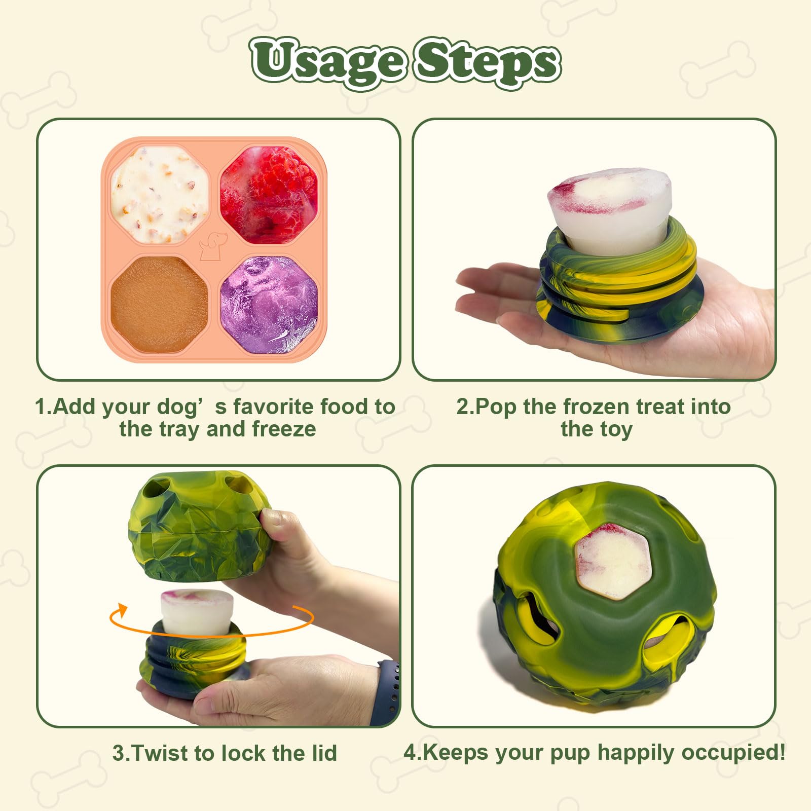 Tokwidget tapón de silicona verde, mantiene la comida dentro y sin goteos.