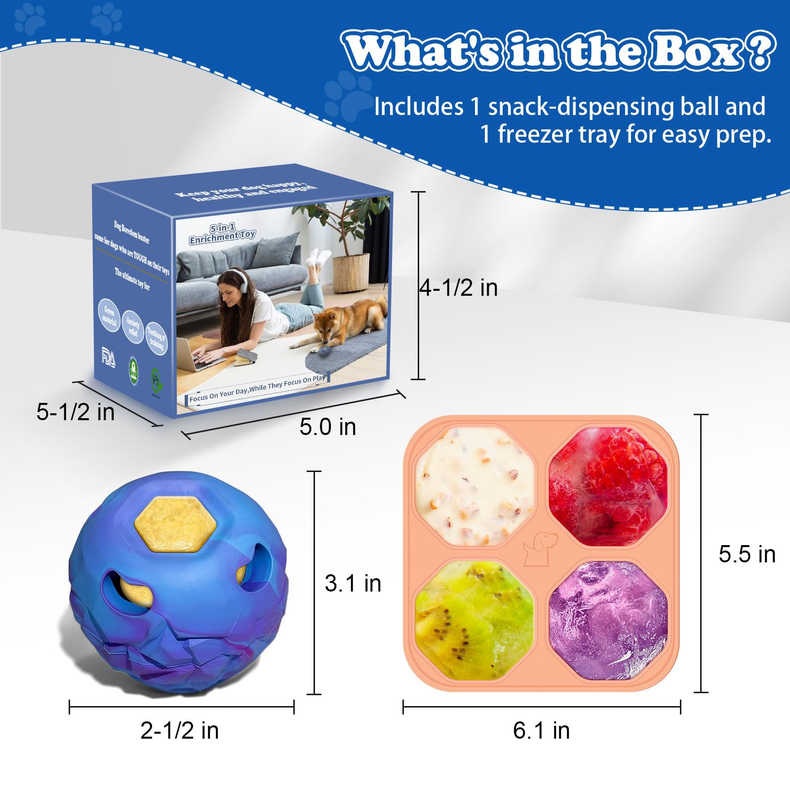 Tokwidget uso interior y exterior, ideal para mantener a tu perro activo