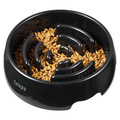 Tolopu comedero lento para perros grandes, capacidad de 8 tazas, ayuda a comer despacio.