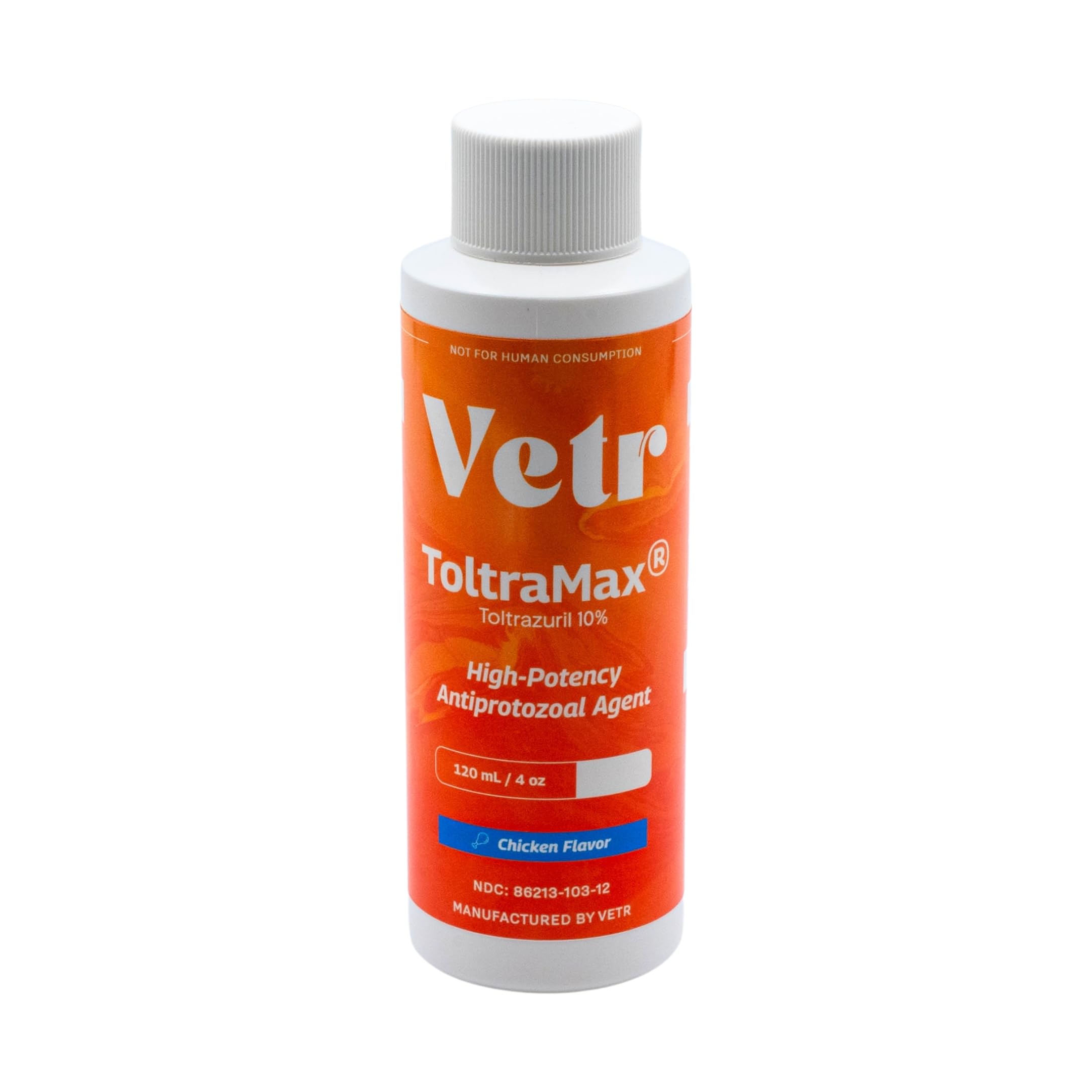 ToltraMax Toltrazuril 10% en botella frontal para dosificación sencilla en casa