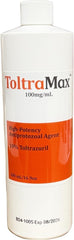 ToltraMax Toltrazuril 10% en botella de 500 ml facilita la dosificación diaria.
