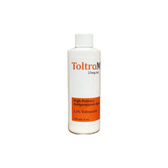 ToltraMax Toltrazuril 2.5% botella, dosis precisa para mascotas, uso oral.