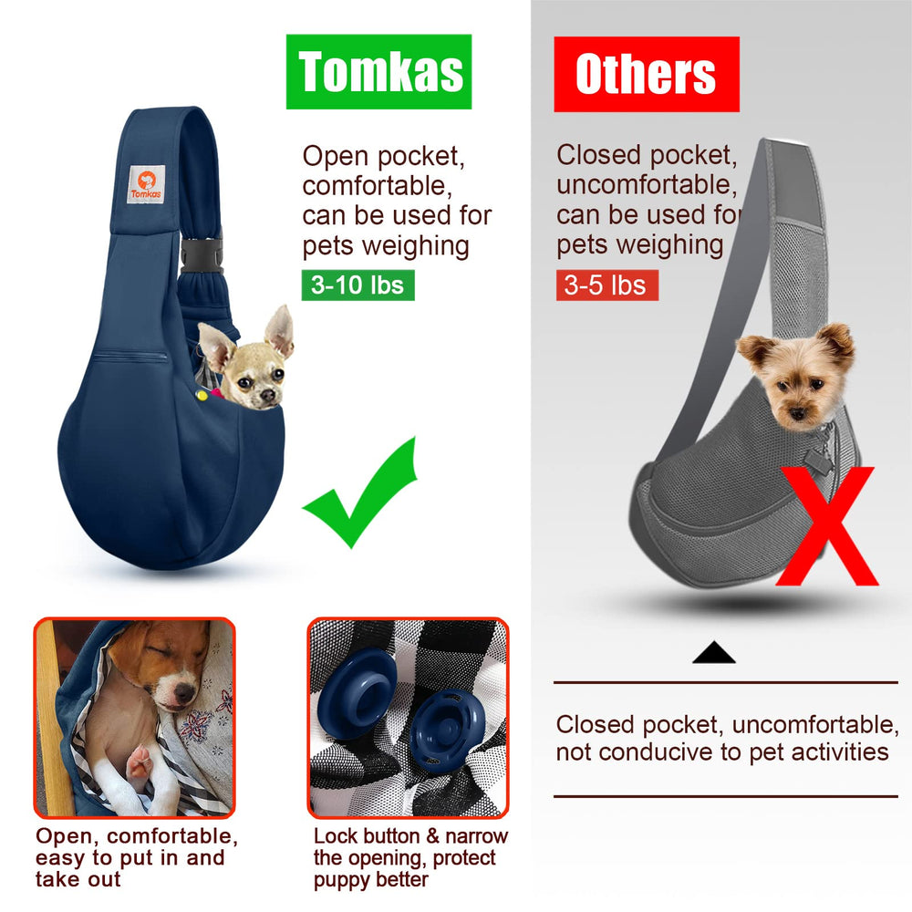 Tomkas para perros de 3-10 libras, ideal para razas pequeñas