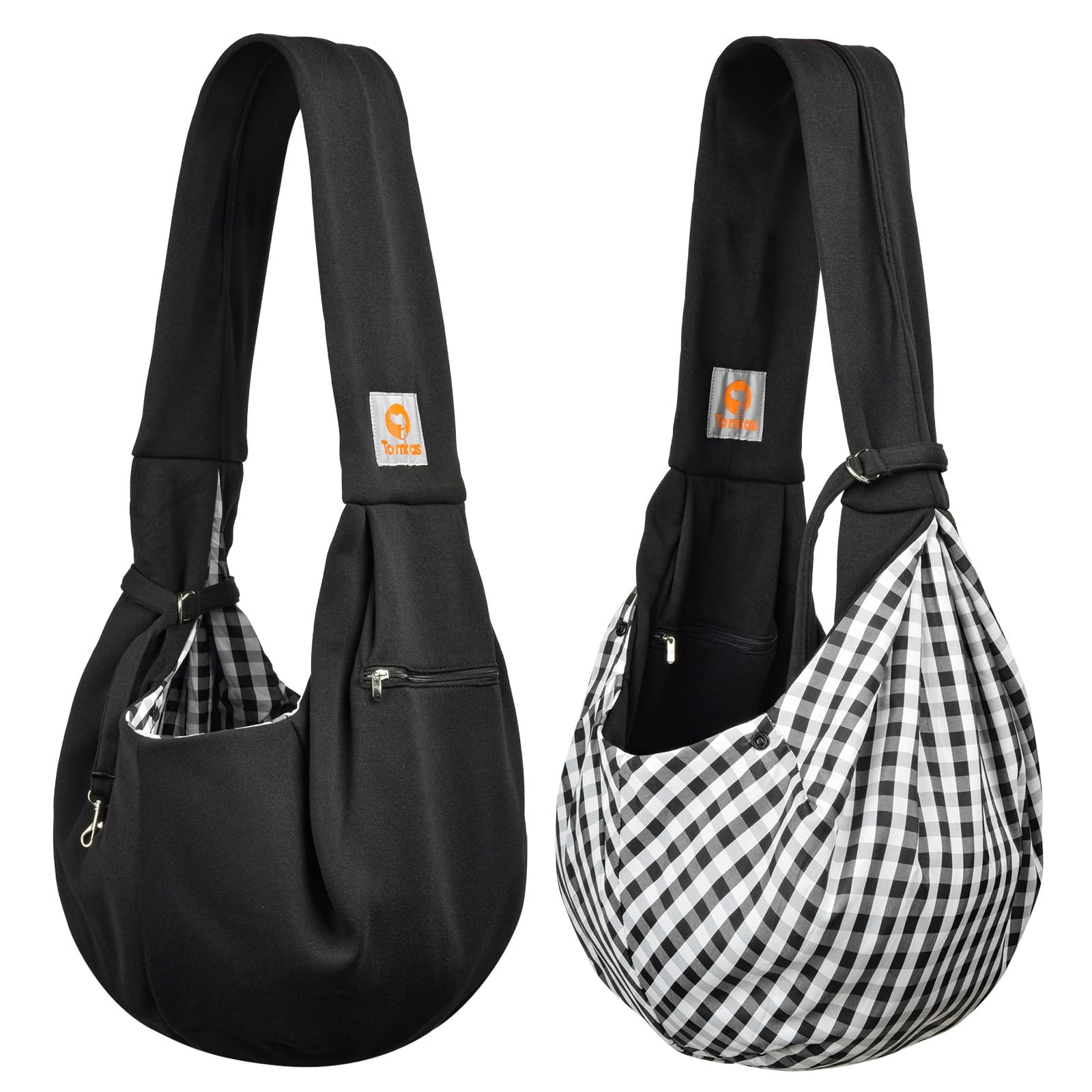 Acabados en negro del portador de perro TOMKAS